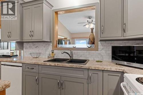 70 Cactus Drive, Saskatchewan Landing, SK - Indoor Photo Showing Kitchen With Double Sink