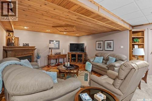 70 Cactus Drive, Saskatchewan Landing, SK - Indoor With Fireplace
