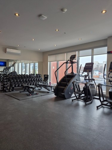 Exercise Room - 909-8355 Boul. St-Laurent, Brossard, QC - Indoor Photo Showing Gym Room