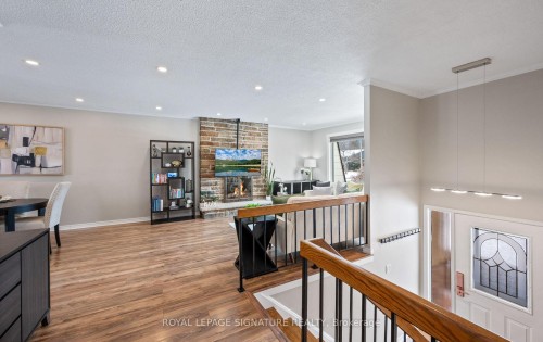 6943 Estoril Road, Mississauga, ON - Indoor With Fireplace