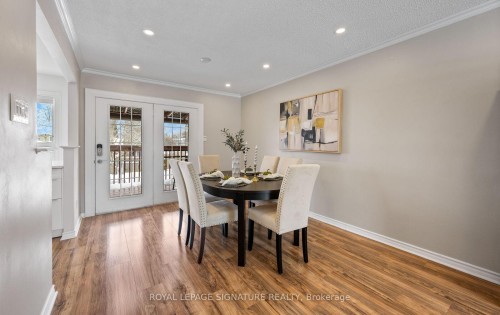 6943 Estoril Road, Mississauga, ON - Indoor Photo Showing Dining Room