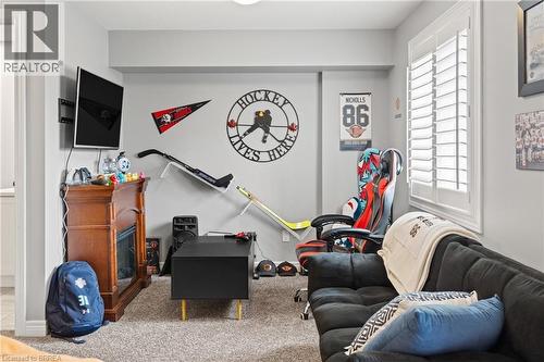 basment set up as 4th bedroom - 88 Severino Circle, Smithville, ON - Indoor Photo Showing Other Room