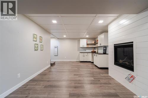 1007 Maplewood Drive, Moose Jaw, SK - Indoor With Fireplace