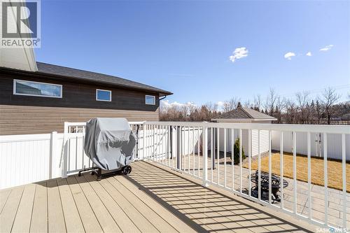1007 Maplewood Drive, Moose Jaw, SK - Outdoor With Deck Patio Veranda With Exterior