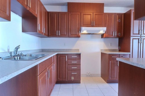 Cuisine - 503-5065 Rue Jean-Talon E., Montréal (Saint-Léonard), QC - Indoor Photo Showing Kitchen With Double Sink