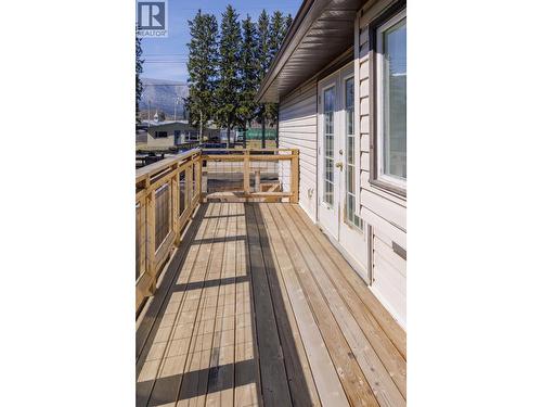 1128 3Rd Avenue, Mcbride, BC - Outdoor With Deck Patio Veranda