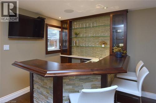 In Family room on ground level - 626 Vanderburgh Drive, Burlington, ON - Indoor Photo Showing Dining Room