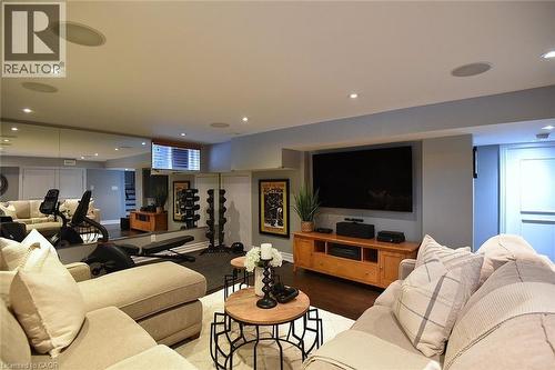 Theatre room - 626 Vanderburgh Drive, Burlington, ON - Indoor Photo Showing Living Room