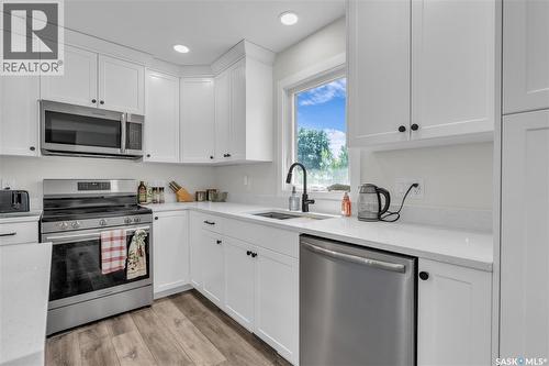 402 Alexander Street, Radisson, SK - Indoor Photo Showing Kitchen With Stainless Steel Kitchen