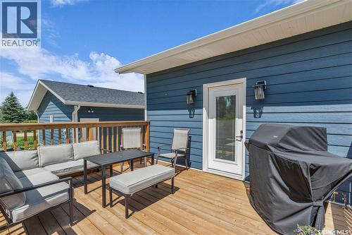 402 Alexander Street, Radisson, SK - Outdoor With Deck Patio Veranda With Exterior
