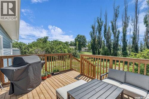 402 Alexander Street, Radisson, SK - Outdoor With Deck Patio Veranda With Exterior