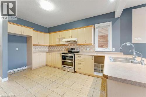 50 Cranbrook Street, Kitchener, ON - Indoor Photo Showing Kitchen With Double Sink