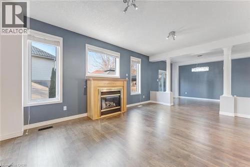 50 Cranbrook Street, Kitchener, ON - Indoor Photo Showing Living Room With Fireplace