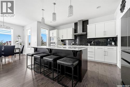 5237 Snowbirds Crescent, Regina, SK - Indoor Photo Showing Kitchen With Upgraded Kitchen
