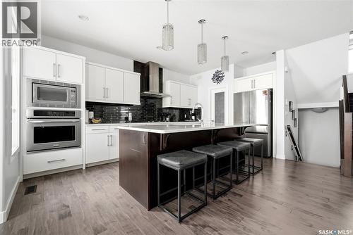 5237 Snowbirds Crescent, Regina, SK - Indoor Photo Showing Kitchen With Upgraded Kitchen