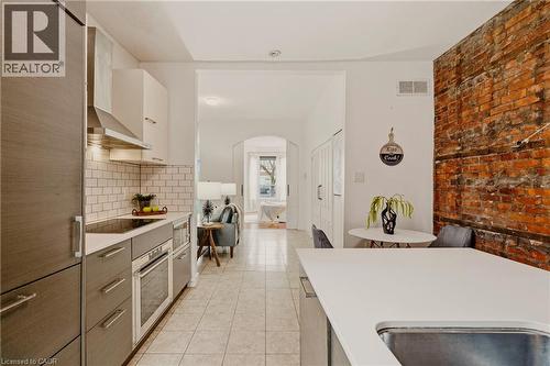 163 Victoria Avenue N, Hamilton, ON - Indoor Photo Showing Kitchen With Upgraded Kitchen