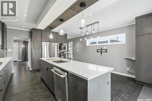 12 Secord Place, Regina, SK - Indoor Photo Showing Kitchen With Upgraded Kitchen