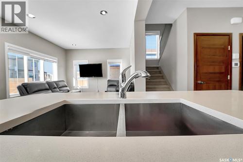 611 Pichler Crescent, Saskatoon, SK - Indoor Photo Showing Kitchen With Double Sink