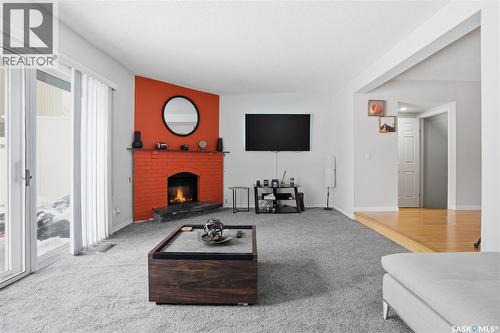 226 Plainsview Drive, Regina, SK - Indoor With Fireplace