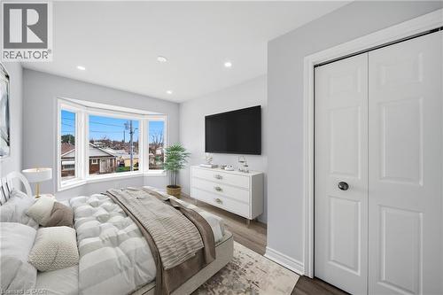 VIRTUALLY STAGED - 233B Vine Street, St. Catharines, ON - Indoor Photo Showing Bedroom