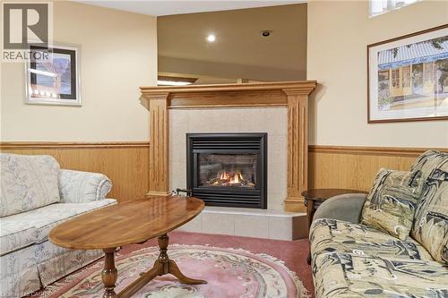 1156 Augustus Drive, Burlington, ON - Indoor Photo Showing Living Room With Fireplace