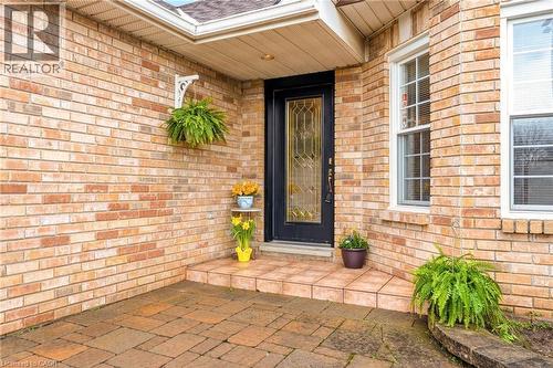 Lovely covered Front Door Entry - 1156 Augustus Drive, Burlington, ON - Outdoor With Exterior