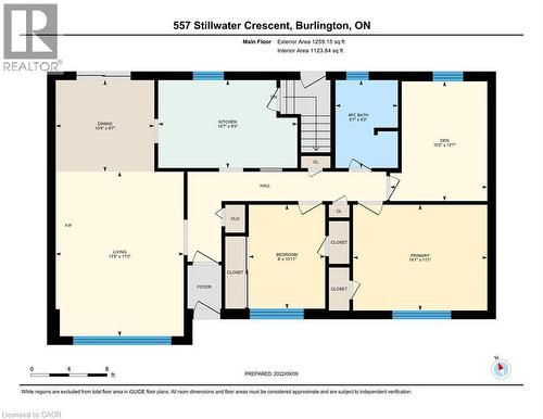 Main Floor Floorplan - 557 Stillwater Crescent, Burlington, ON - Other