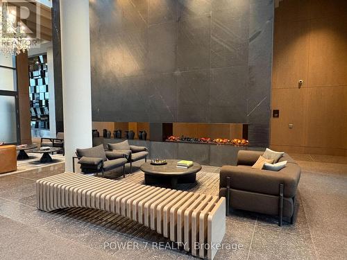 4112 - 8 Interchange Way, Vaughan, ON - Indoor With Fireplace