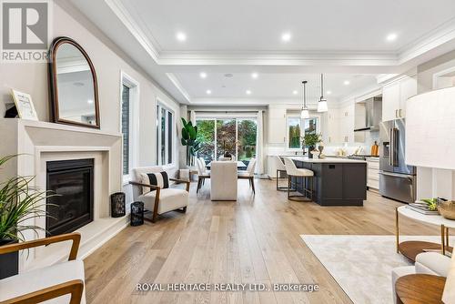 7 Inverlynn Way, Whitby, ON - Indoor With Fireplace
