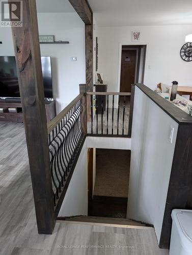 stairway to the basement - 320 Baldwin Avenue, Cornwall, ON - Indoor Photo Showing Other Room