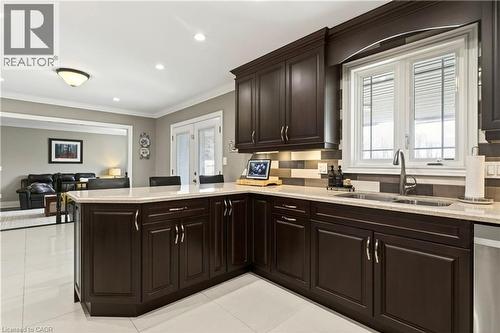 12 Aries Court, Hamilton, ON - Indoor Photo Showing Kitchen With Double Sink