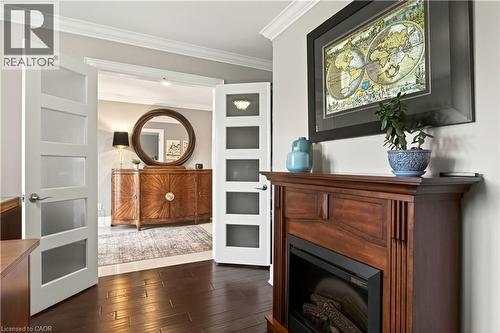 12 Aries Court, Hamilton, ON - Indoor With Fireplace