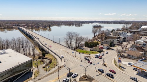 Photo aérienne - 202-68 Rue Pierre-Laporte, Saint-Eustache, QC - Outdoor With Body Of Water With View