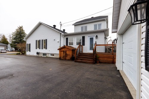 Back of Structure - 77 Rue Des Abeilles, Coteau-Du-Lac, QC - Outdoor With Deck Patio Veranda