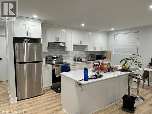 85 Confederation Drive Unit# 1, Kitchener, ON - Indoor Photo Showing Kitchen With Stainless Steel Kitchen
