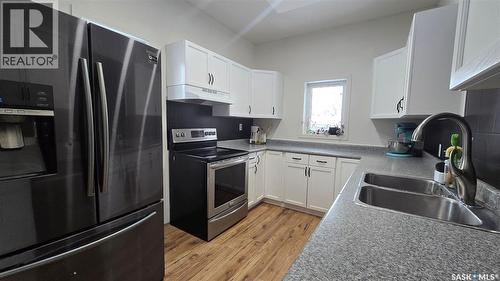 112 1St Avenue, Vibank, SK - Indoor Photo Showing Kitchen With Double Sink