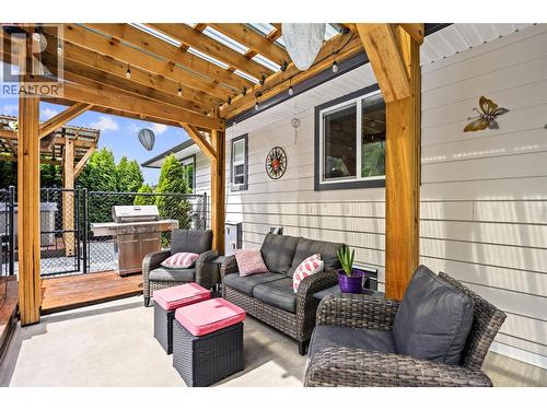 back patio area - 2015 Valleyview Drive, Kamloops, BC - Outdoor With Deck Patio Veranda With Exterior