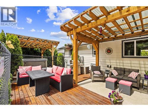 Custom Pergola - 2015 Valleyview Drive, Kamloops, BC - Outdoor With Deck Patio Veranda With Exterior