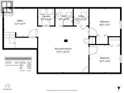 Floor Plan-Lower floor - 