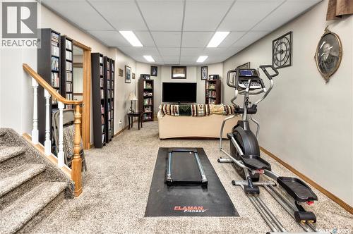 645 Aaron Drive, Prince Albert, SK - Indoor Photo Showing Gym Room