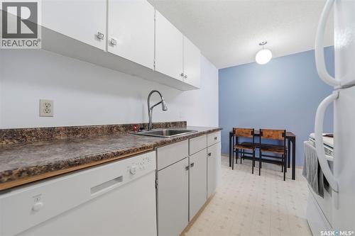 205 855 Wollaston Crescent, Saskatoon, SK - Indoor Photo Showing Kitchen With Double Sink