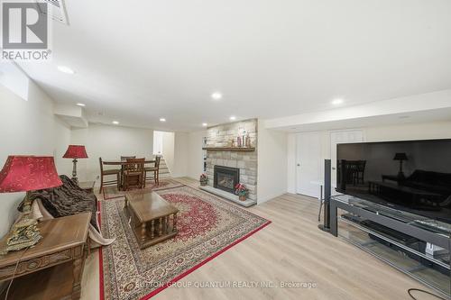 50 Barton Street, Hamilton, ON - Indoor Photo Showing Living Room With Fireplace