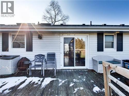 Deck with area for grilling - 9183 Silver Street, Caistor Centre, ON - Outdoor