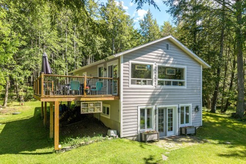 Façade - 217 Ch. Lord, Hatley - Municipalité, QC - Outdoor With Deck Patio Veranda