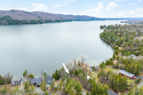 Photo aérienne - 217 Ch. Lord, Hatley - Municipalité, QC - Outdoor With Body Of Water With View
