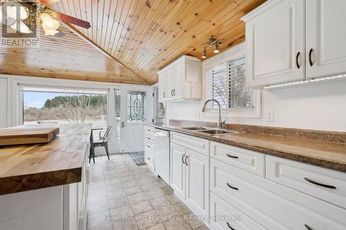 973 Road 10 West, Mapleton, ON - Indoor Photo Showing Kitchen With Double Sink