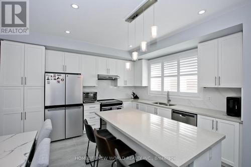 42 Ryler Way, Markham, ON - Indoor Photo Showing Kitchen With Stainless Steel Kitchen With Double Sink With Upgraded Kitchen