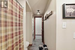 Main floor bathroom with laundry - 