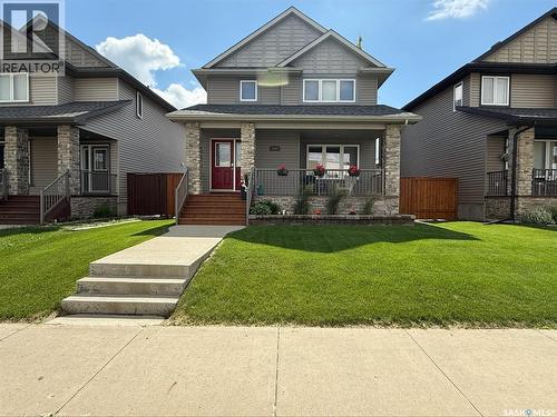 158 Cornish Road, Saskatoon, SK - Outdoor With Deck Patio Veranda With Facade