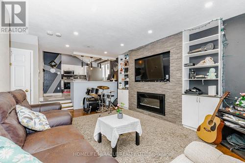 125 Hawkins Drive, Cambridge, ON - Indoor Photo Showing Living Room With Fireplace